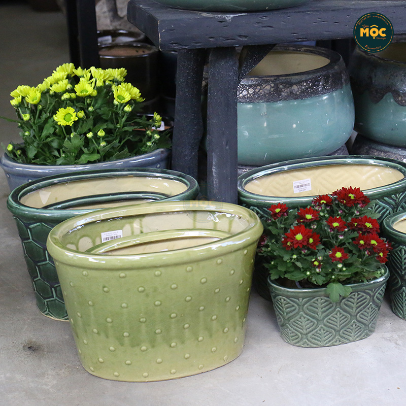 3534 ID Oval Chấm Bi 33x22x22