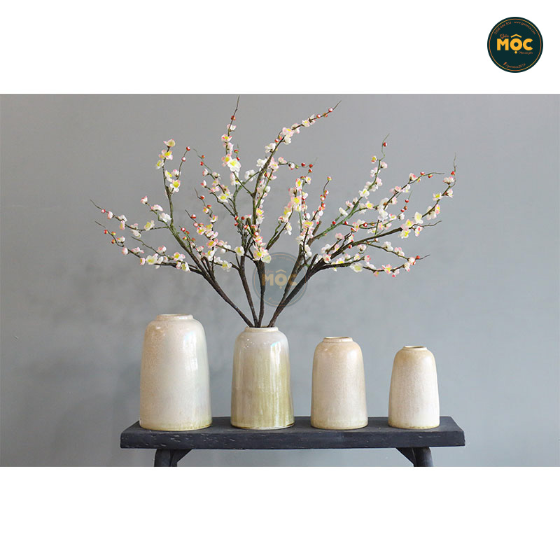 Cắm Hoa Tươi | Mờ | 3742 Bình Hoa Bốn Mùa Chuông H32 20x20x32 M10