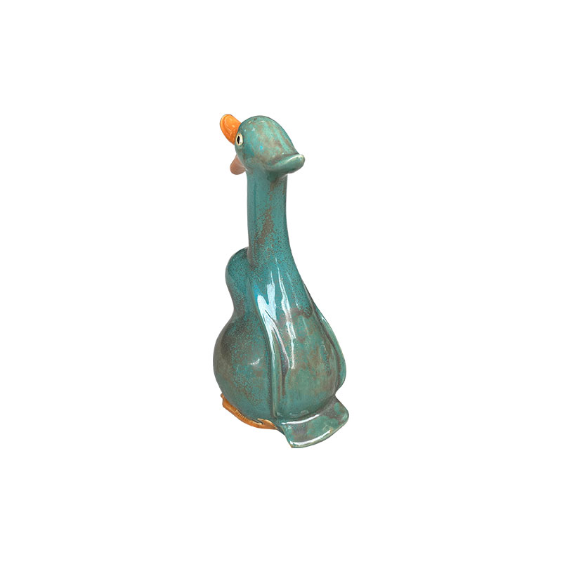 3979 Gốm Thú Vịt Trang Trí 18x15x34 Trơn