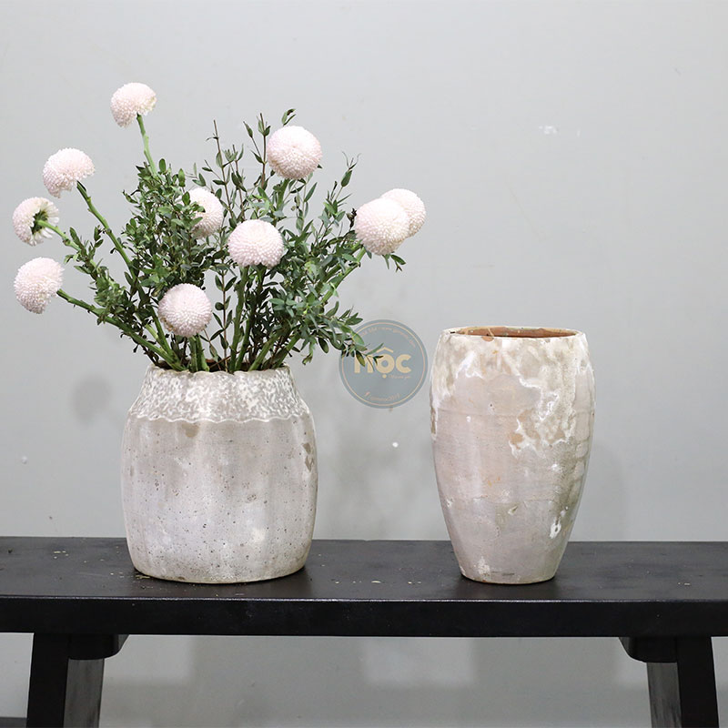 Cắm Hoa Tươi | Atlantic | 4213 Atlantic Bình Hoa Cúc Pingpong 20x20x24 M16