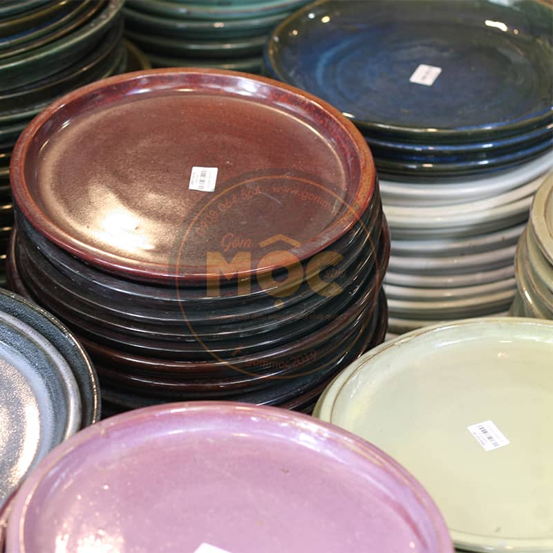 3089 Dĩa Gốm Men Bóng 20-24